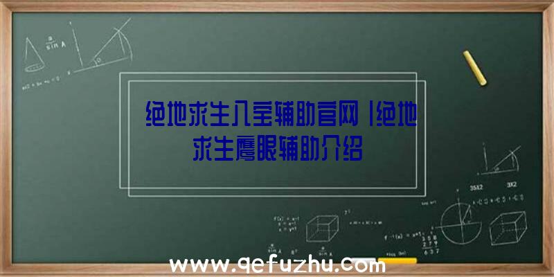 「绝地求生八宝辅助官网」|绝地求生鹰眼辅助介绍